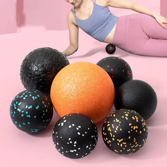 EPP Fitness Ball Double Lacrosse Massage Ball Set Mobility Peanut Ball for Self-Myofascial Release Deep Tissue Yoga Gym Home
