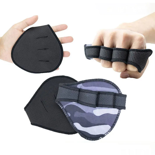 Hand Palm Protector Gym Fitness Gloves Half Finger Lifting Palm Dumbbell Grips Pads Weightlifting Training Glove Gym Workout