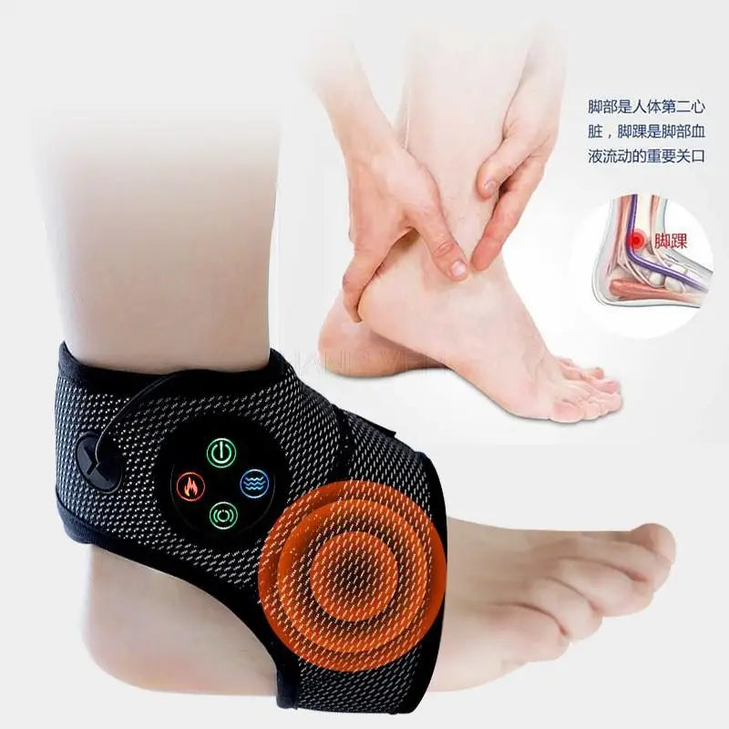 Ankle joint massage exercise, hot pressing tendon therapy instrument, plantar joint sprain, ankle joint support